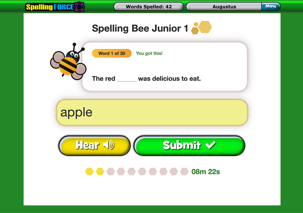 Spelling Bee Screenshot 2