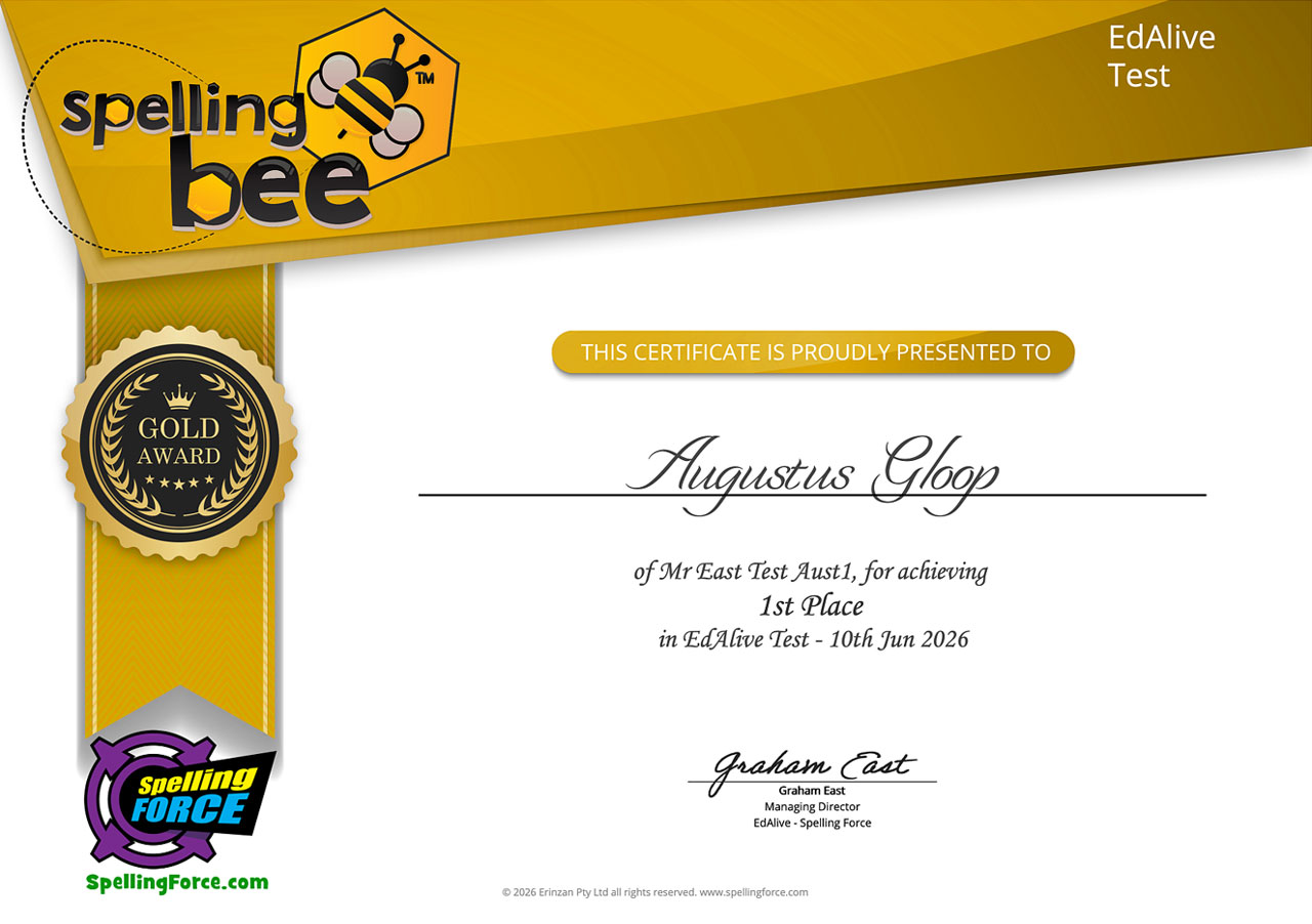 Spelling Bee Screenshot 4
